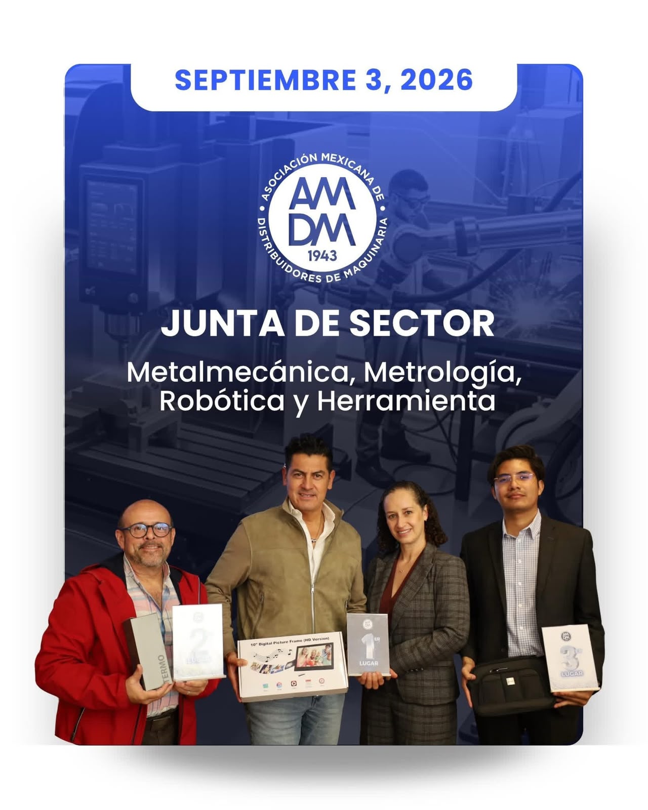 Representantes de Euromáquinas en AMDM