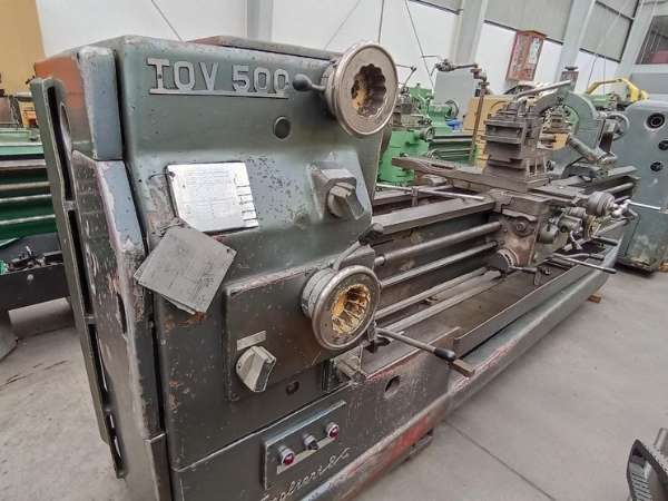 4055-E TORNO PARALELO <br>MARCA TOVAGLIERI MODELO 500X2000MM